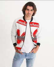 Load image into Gallery viewer, Men's "Sneakerhead vs Hypebeast" Bomber Jacket - SNEAKERHEADS CLOTHING LINE
