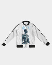 Load image into Gallery viewer, Exclusive "University Blue GOAT" Women's Bomber Jacket - SNEAKERHEADS CLOTHING LINE