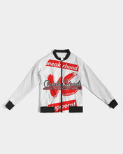 Load image into Gallery viewer, Women's "Sneakerhead vs Hypebeast" Bomber Jacket - SNEAKERHEADS CLOTHING LINE