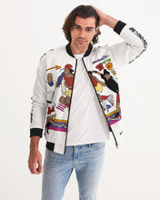 Load image into Gallery viewer, Exclusive #SNEAKERHEADS "OOOOH ON THE SCL TIP" LE Men's Bomber Jacket - SNEAKERHEADS CLOTHING LINE
