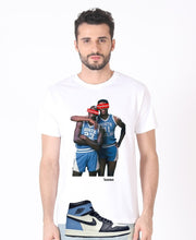 Load image into Gallery viewer, Exclusive "SNEAKERHEAD vs HYPEBEAST (UNC)" LE Shirt - SNEAKERHEADS CLOTHING LINE