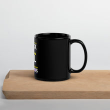 Load image into Gallery viewer, Black Glossy Mug - SNEAKERHEADS CLOTHING LINE