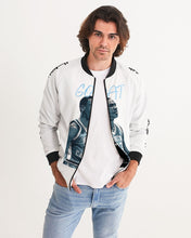 Load image into Gallery viewer, Exclusive "University Blue G.O.A.T." Men's Bomber Jacket - SNEAKERHEADS CLOTHING LINE
