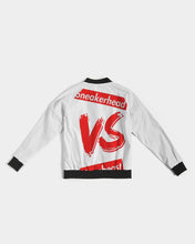 Load image into Gallery viewer, Women's "Sneakerhead vs Hypebeast" Bomber Jacket - SNEAKERHEADS CLOTHING LINE
