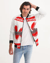Load image into Gallery viewer, Men's "Sneakerhead vs Hypebeast" Bomber Jacket - SNEAKERHEADS CLOTHING LINE