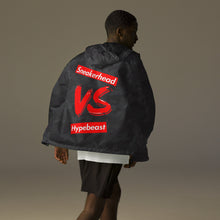 Load image into Gallery viewer, Exclusive "Sneakerhead vs Hypebeast" lightweight zip up windbreaker - SNEAKERHEADS CLOTHING LINE