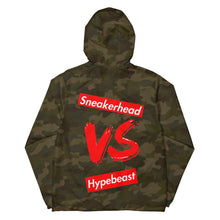 Load image into Gallery viewer, Exclusive "Sneakerhead vs Hypebeast" lightweight zip up windbreaker - SNEAKERHEADS CLOTHING LINE