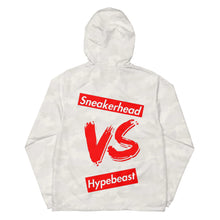 Load image into Gallery viewer, Exclusive "Sneakerhead vs Hypebeast" lightweight zip up windbreaker - SNEAKERHEADS CLOTHING LINE
