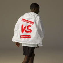 Load image into Gallery viewer, Exclusive "Sneakerhead vs Hypebeast" lightweight zip up windbreaker - SNEAKERHEADS CLOTHING LINE