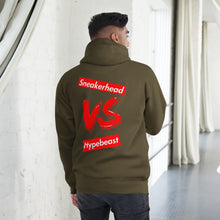 Load image into Gallery viewer, Exclusive "Sneakerhead vs Hypebeast" LE Hoodie (Unisex) - SNEAKERHEADS CLOTHING LINE