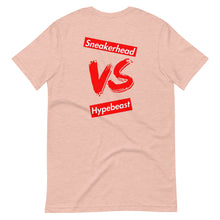 Load image into Gallery viewer, Exclusive "Sneakerhead vs Hypebeast" 2.0 LE T-Shirt - SNEAKERHEADS CLOTHING LINE