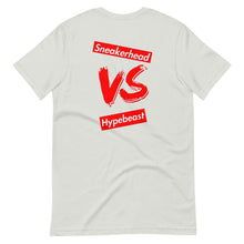 Load image into Gallery viewer, Exclusive "Sneakerhead vs Hypebeast" 2.0 LE T-Shirt - SNEAKERHEADS CLOTHING LINE