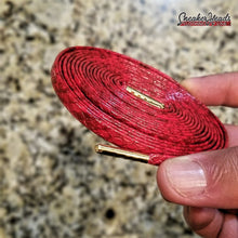 Load image into Gallery viewer, Exclusive &quot;SNAKESKIN LEATHER&quot; LE Custom Shoelaces - SNEAKERHEADS CLOTHING LINE
