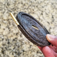 Load image into Gallery viewer, Exclusive &quot;SNAKESKIN LEATHER&quot; LE Custom Shoelaces - SNEAKERHEADS CLOTHING LINE
