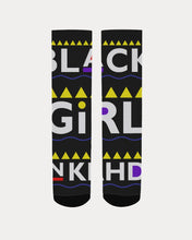 Load image into Gallery viewer, Black Girl SNKRHDS Women&#39;s Socks - SNEAKERHEADS CLOTHING LINE
