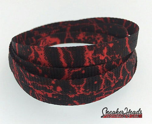 Exclusive RED STORM LE Custom Shoelaces - SNEAKERHEADS CLOTHING LINE