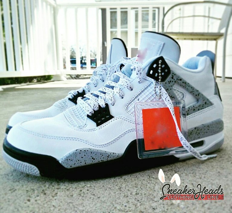 Exclusive WHITE CEMENT LE Custom Shoelaces - SNEAKERHEADS CLOTHING LINE