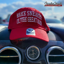 Load image into Gallery viewer, Exclusive &quot;Make Sneaker Culture Great Again&quot; LE Dad Hat (47 Brand Collaboration) - SNEAKERHEADS CLOTHING LINE
