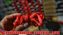 Load image into Gallery viewer, Exclusive &quot;Fire Red Oreo&quot; LE Custom Shoelaces - SNEAKERHEADS CLOTHING LINE
