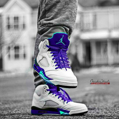 Exclusive GRAPES LE Custom Shoelaces - SNEAKERHEADS CLOTHING LINE