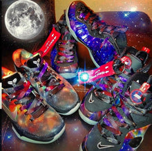 Load image into Gallery viewer, Exclusive &quot;Galaxy&quot; LE Custom Shoelaces - SNEAKERHEADS CLOTHING LINE
