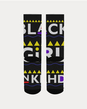 Load image into Gallery viewer, Black Girl SNKRHDS Women&#39;s Socks - SNEAKERHEADS CLOTHING LINE
