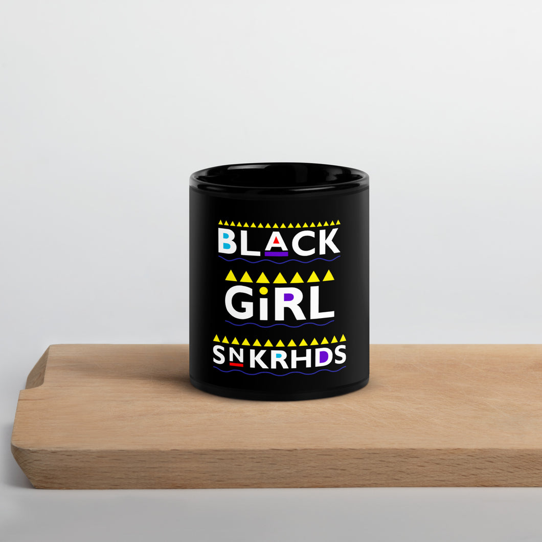 Black Glossy Mug - SNEAKERHEADS CLOTHING LINE