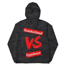 Load image into Gallery viewer, Exclusive &quot;Sneakerhead vs Hypebeast&quot; lightweight zip up windbreaker - SNEAKERHEADS CLOTHING LINE

