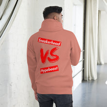 Load image into Gallery viewer, Exclusive &quot;Sneakerhead vs Hypebeast&quot; LE Hoodie (Unisex) - SNEAKERHEADS CLOTHING LINE
